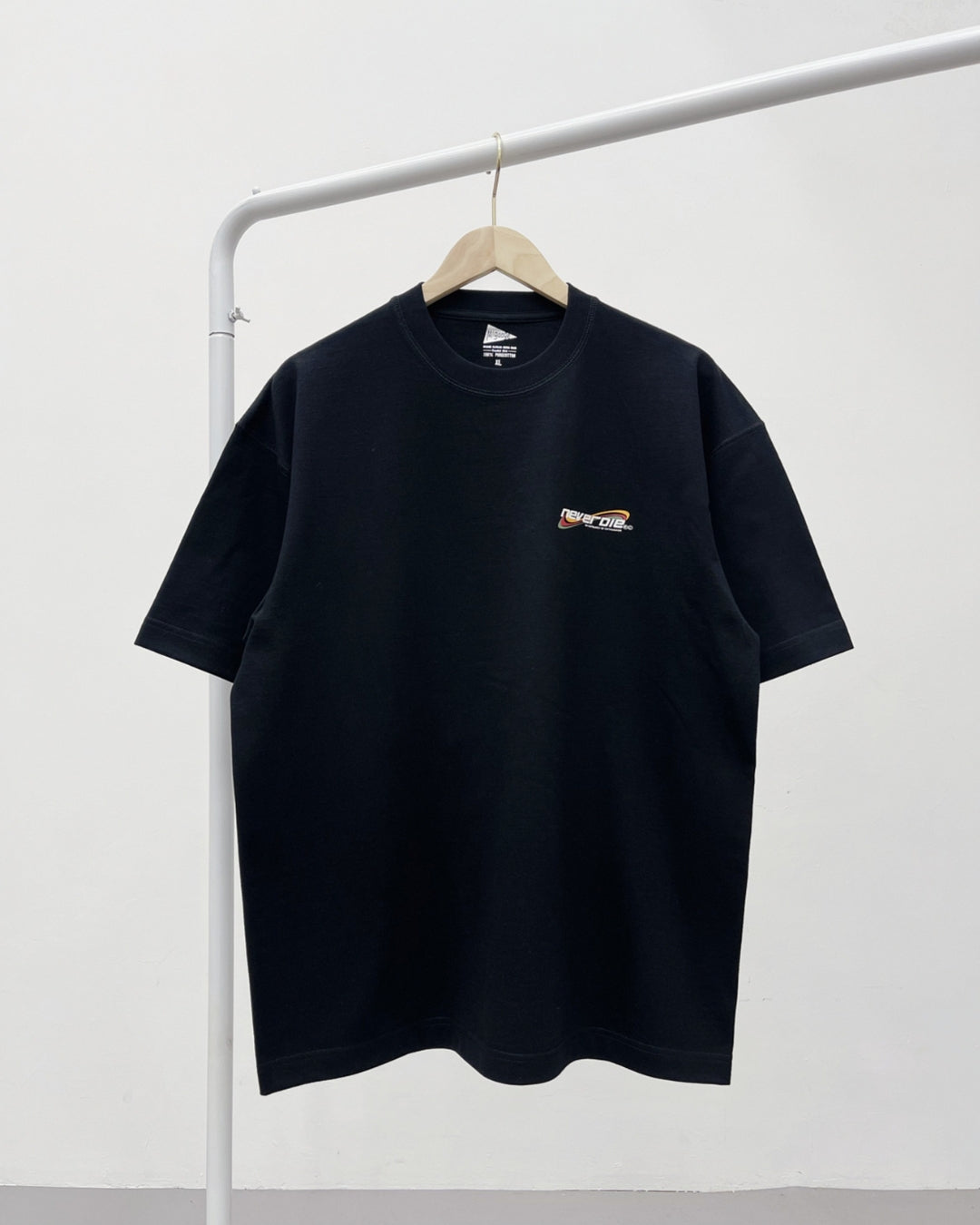 Neverdie 厚領印花T