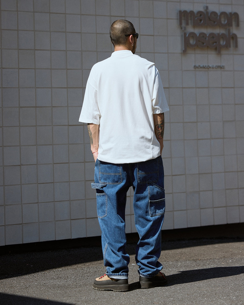 原色丹寧工裝褲